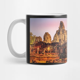 Bayon temple sunset Mug